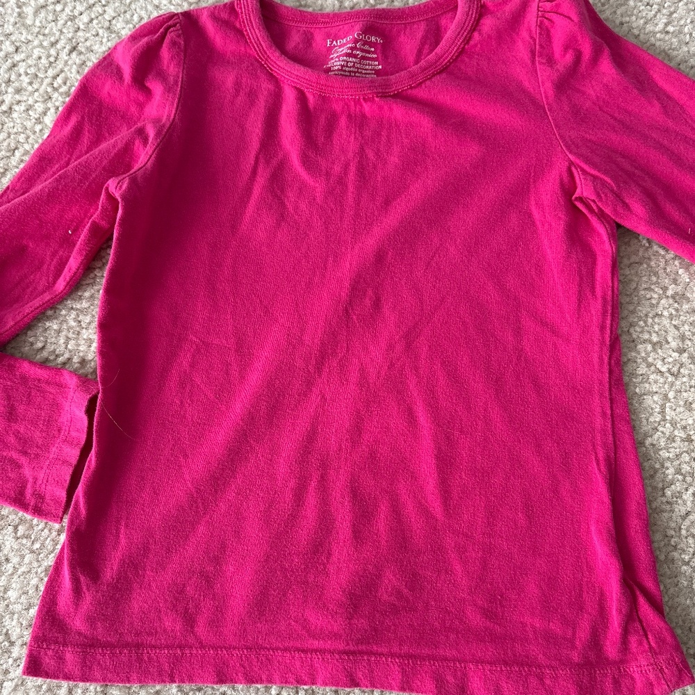 Size 7/8 pink shirt